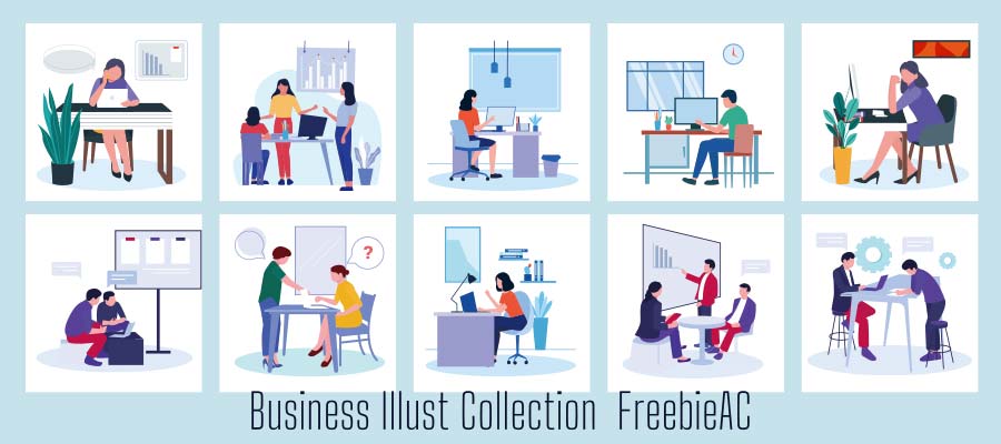 Business illustration collection