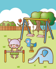 วัสดุภาพประกอบของ Park / playground