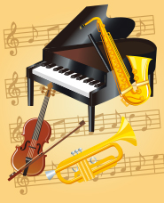 Tài liệu minh họa của nhạc cụ cổ điển