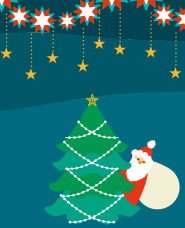 Christmas motif illustration 