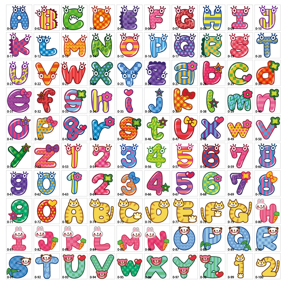 Illustration alphabet 