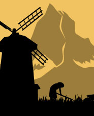 Agriculture silhouette