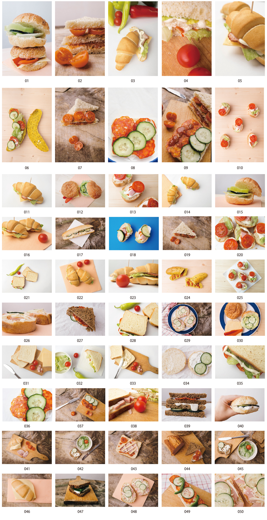 Sandwich hình ảnh chất liệu