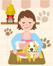 Pet Shop trimmer illustration
