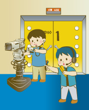 TV stations illustration
