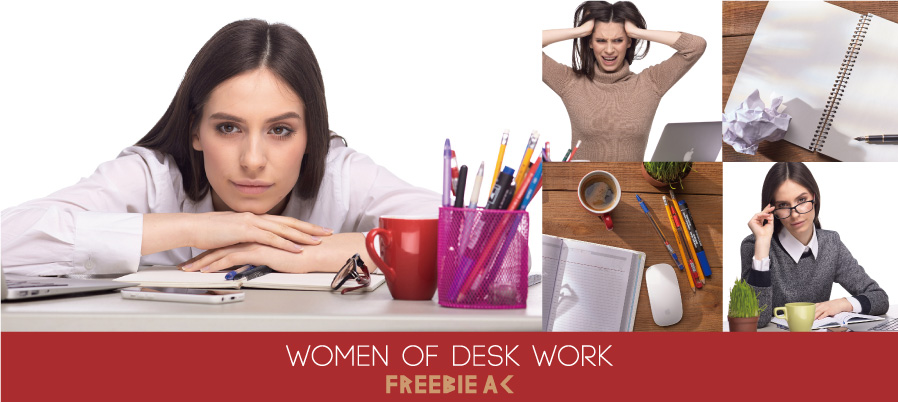 Desk of the working woman photo