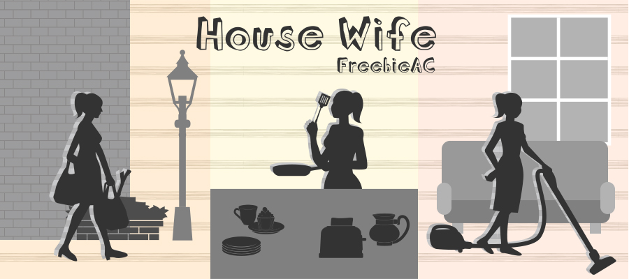 Housewife silhouette