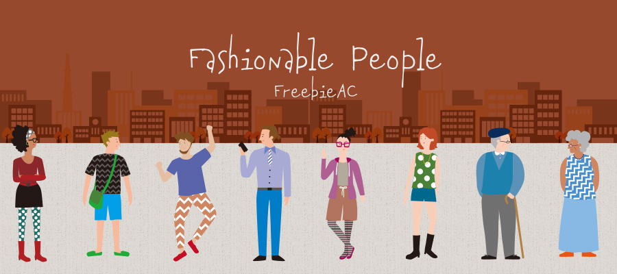 Fashinable people illustration
