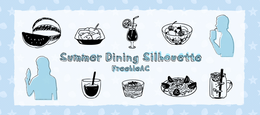 Summer dining silhouette