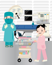 Medical instruments illustration