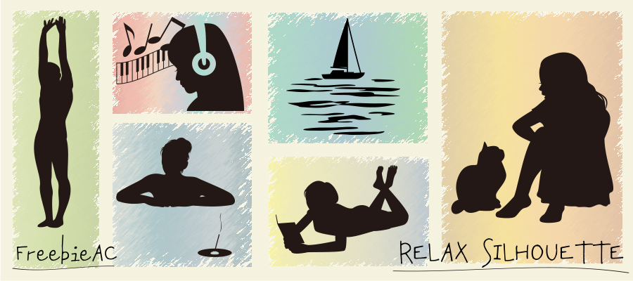 Relax silhouette