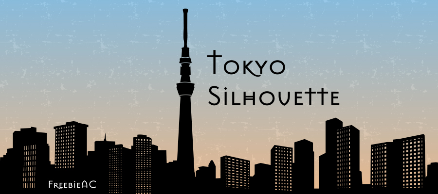 Tokyo silhouette