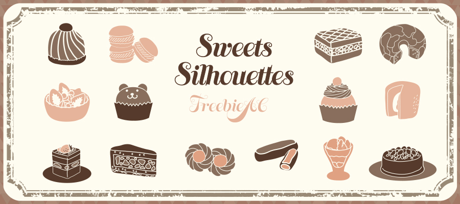 Sweets silhouettes
