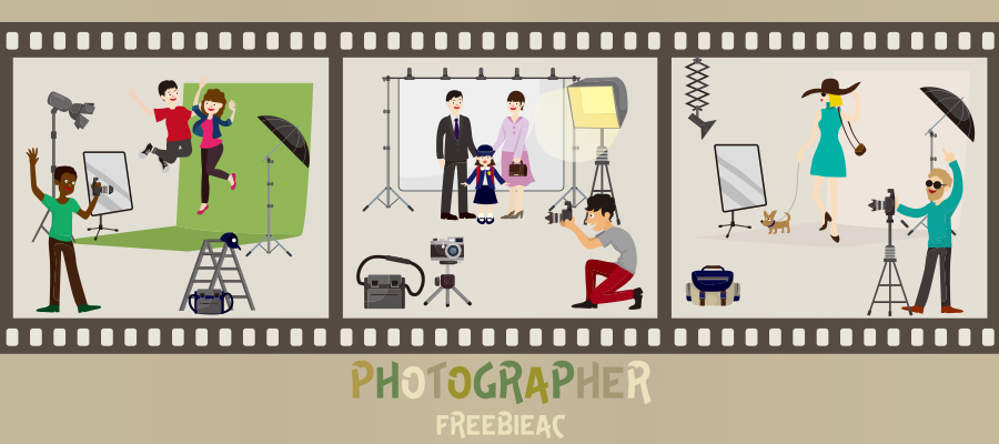 Photographer illustrations