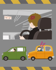 Dangerous driving illustrations