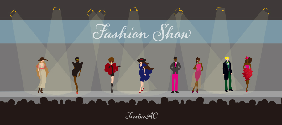 Fashion show illustrations