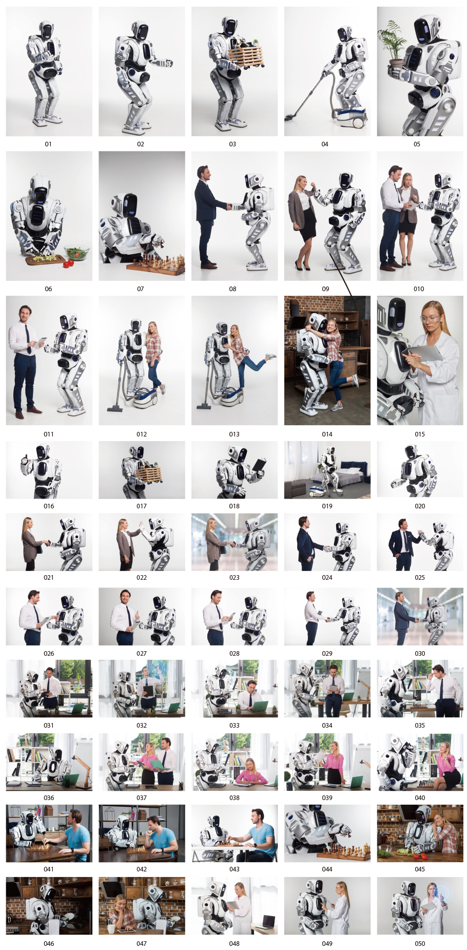 AI · Vật liệu hình Robot