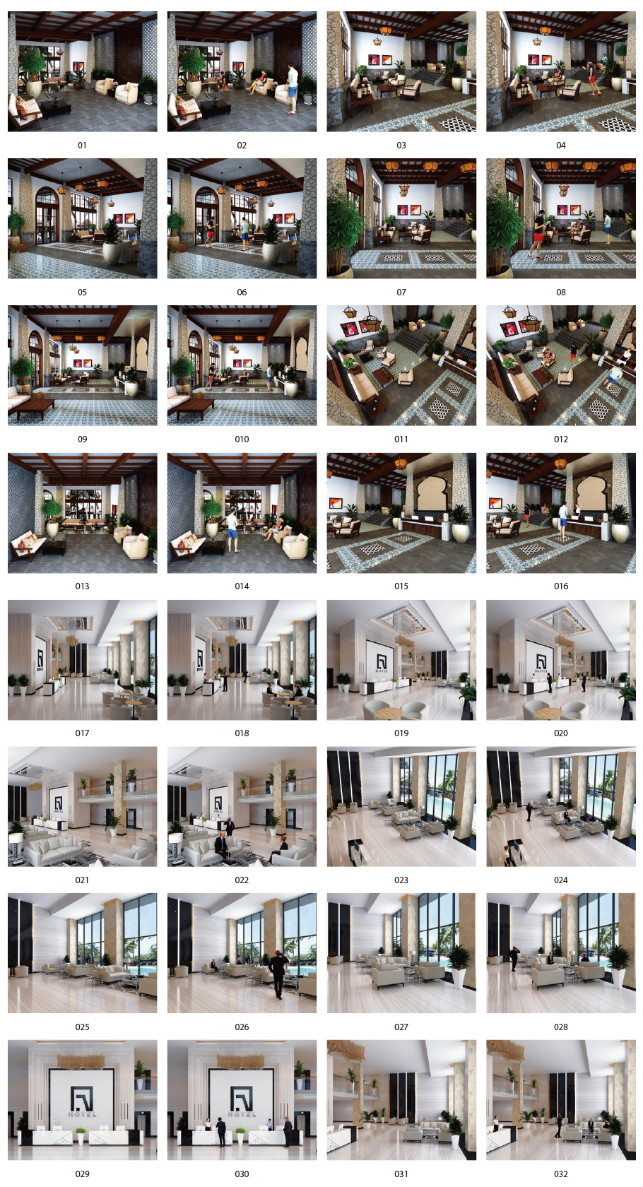 Tài liệu CG của sảnh đợi khách sạn