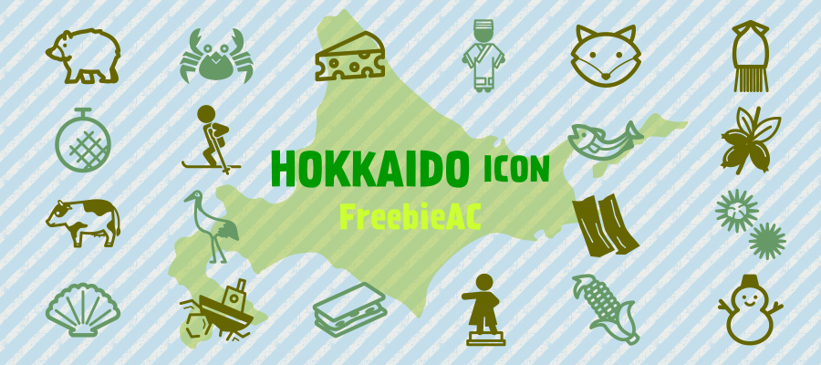 Hokkaido icon material