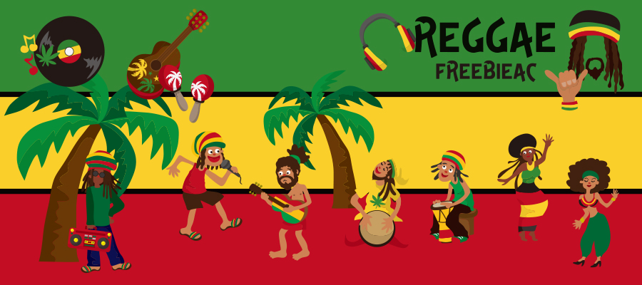 Vật liệu minh họa Reggae