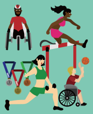 Parasport插圖素材