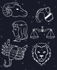 Horoscope silhouette material