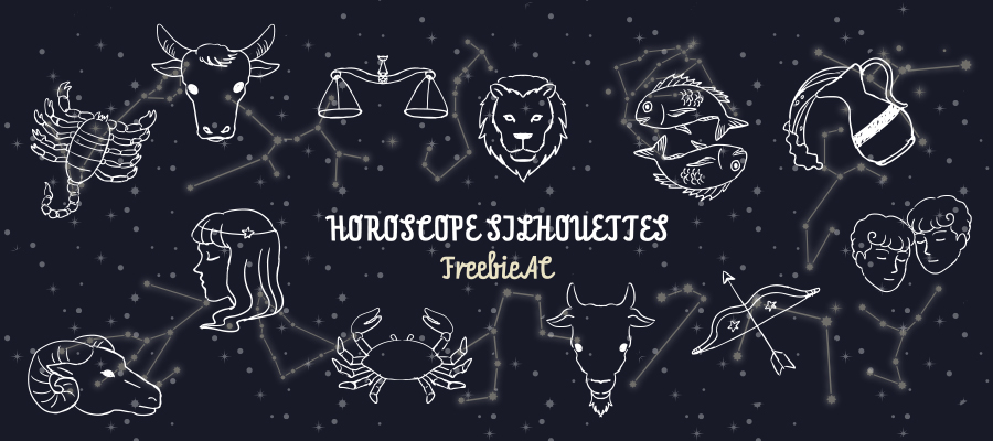 Horoscope silhouette material