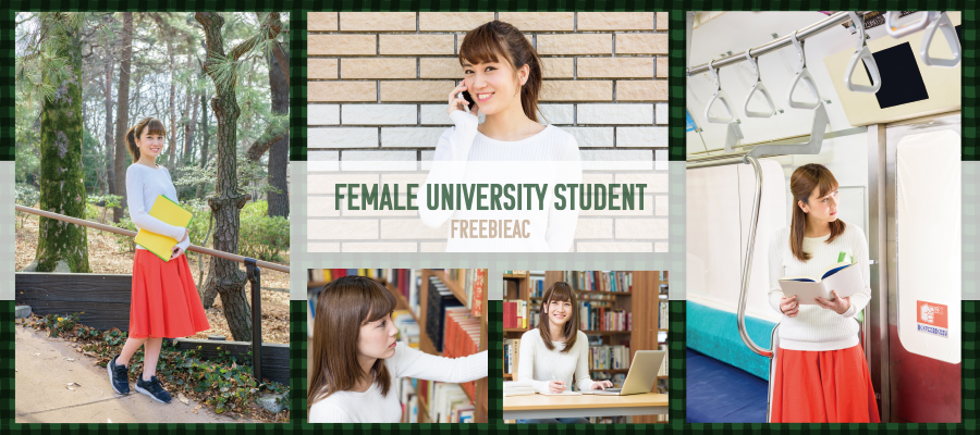 female univercity student photos
