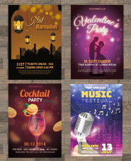 Event Poster Template Material
