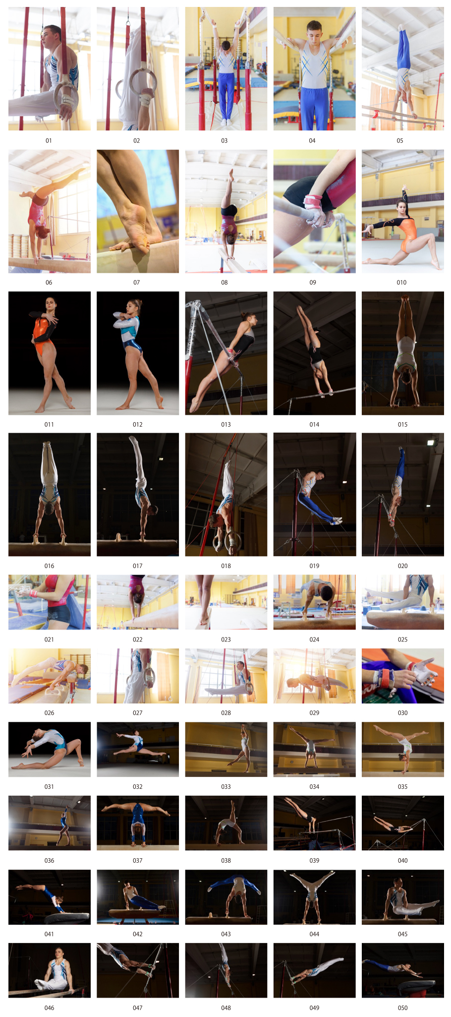 Instrument gymnastics picture material