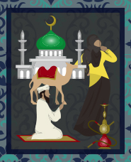 Illustration material of Islam