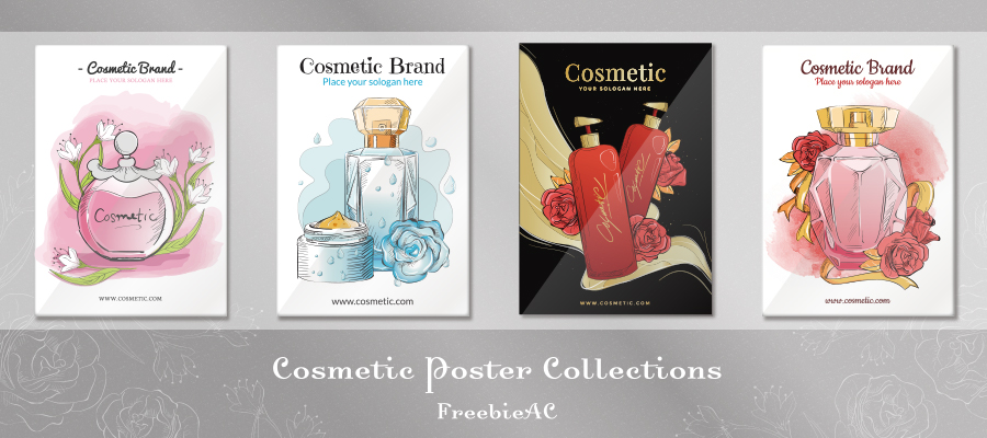 Cosmetic poster template