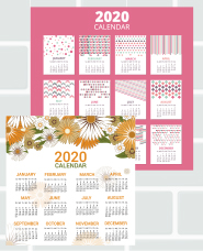 2020年日曆模板Vol.3