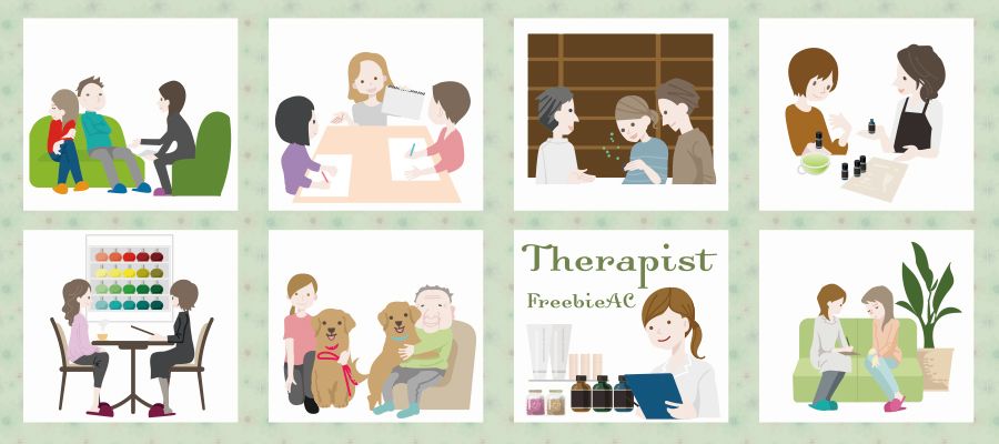 Illustration of therapist