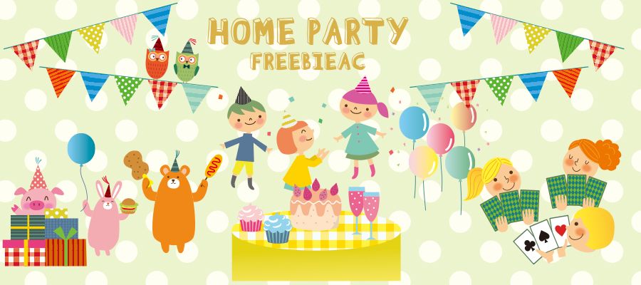 Home party illustration