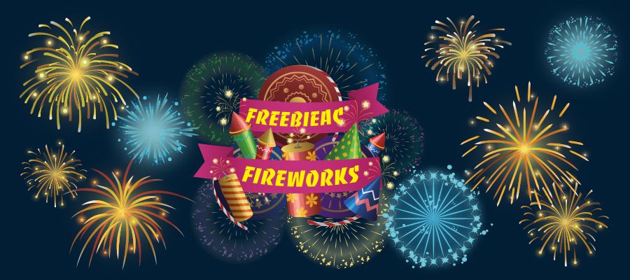 Fireworks illustration collection