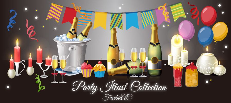 Party illustration collection