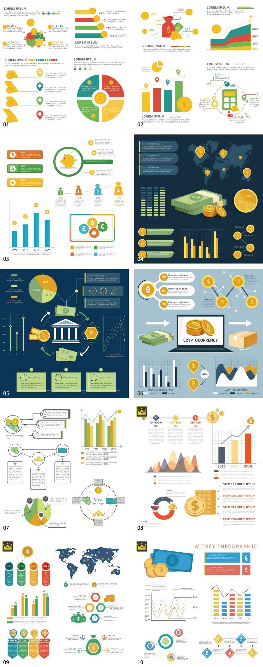 Financial infograph