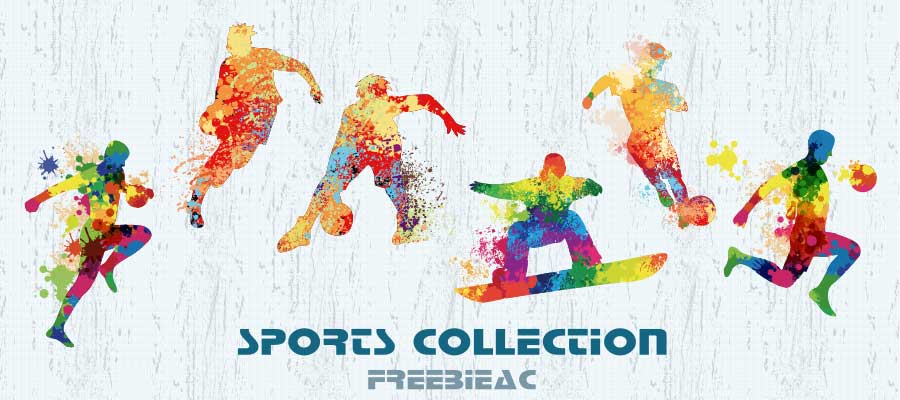 Sports illustration collection