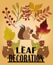 Leaf decoration illustration