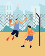 Basketball illustration collection