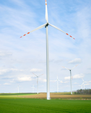 Hình ảnh sản xuất năng lượng gió