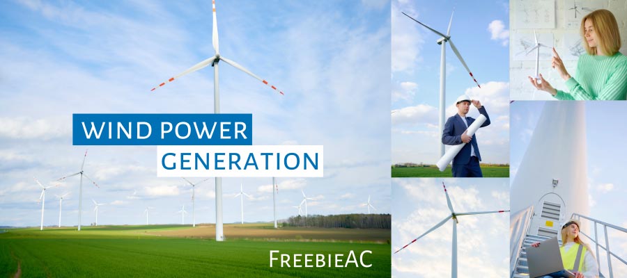 Wind power generation photos