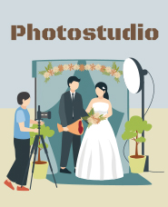 Photo studio illustration collection