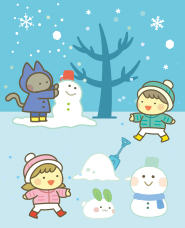 Cute winter illustrations