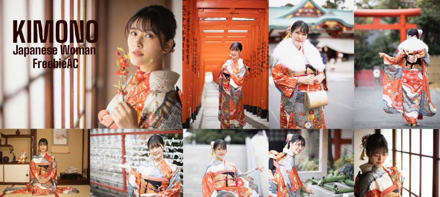 Kimono Japanese woman photo