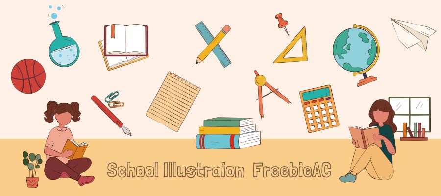 School illustration collection