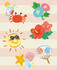 Summer image illustration