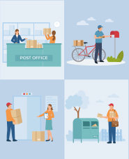 Post office illustration collection vol.2