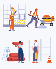 Construction illustration collection